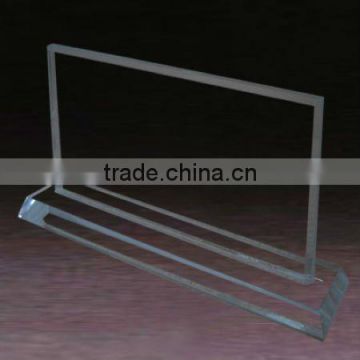 Simple out look acrylic table tent for restaurant