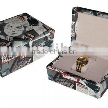 Factory watch box trip leather watch box for man