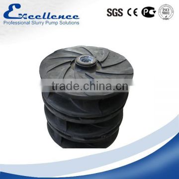 Made in China Hot Sale Rubber Lined Industrial Slurry Pump Impeller