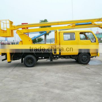 12-14m dongfeng high lifting platform work truck 3 booms