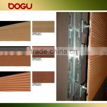 300x600mm exterior terracotta facade fixing system