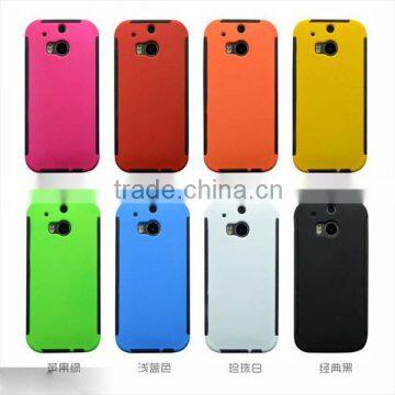 For HTC ONE M8 Hybrid Full-body Hard Case Cover Built in Screen Protector