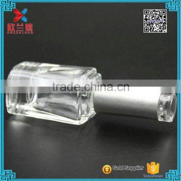 Wholesale Empty Custml Clear 10ml Unique Shape Glass Nail Polish Bottle With Screw Cap photo-6
