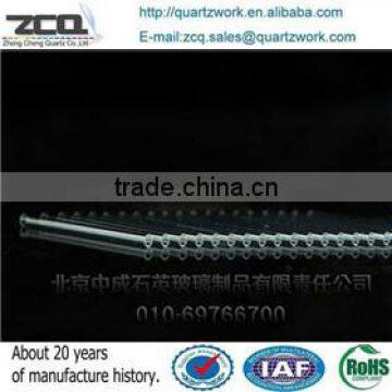 Heat Resistant Brisbane Clear Quartz Glass Tubing 13*9*100 photo-2