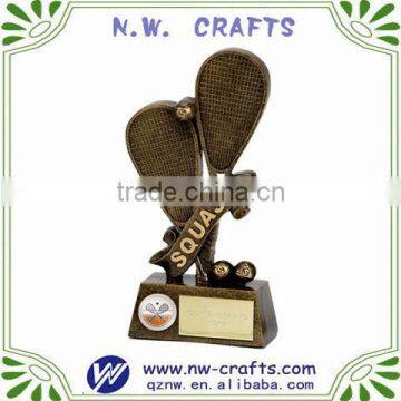 Polyresin squash award trophy gifts