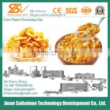 Bulk corn flakes breakfast cereals processing line