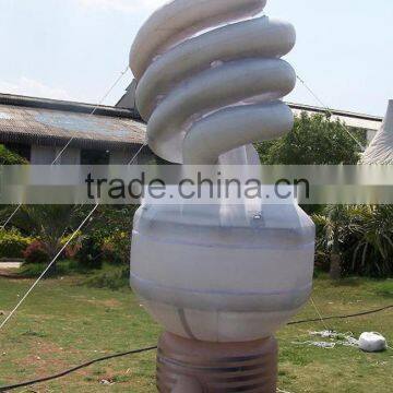 Attractive design vivid inflatable energy saving lamp for advertising