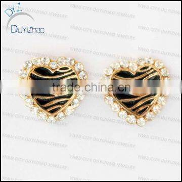 fashion heart korean stud earrings