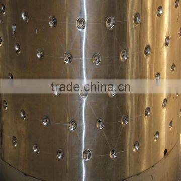 Shandong RJ 10hl Conical Dimple Jacket Fermenter Tank ,beer Factory Brewery Equipment photo-4