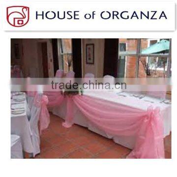 2014 Organza Table Runner Black For Weddings And Special Decoration