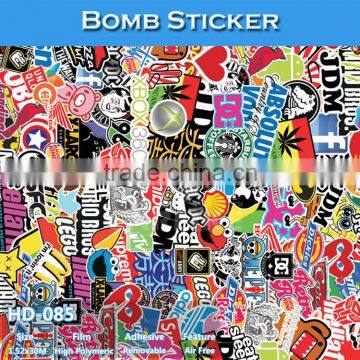 HD-085 CARLIKE Air Bubble Free Removable Sticker Bomb Foil Wrap Car