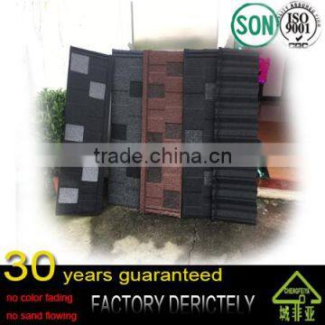 Real Hot Selling New Model Cheap Price Sheet Natural Sand Rock Coated Metal Roof Tile