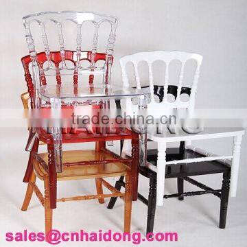 China wholesale clear wedding napoleon chairs