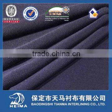 1/3 twill woven garment interlining linings 8315 for men's suits