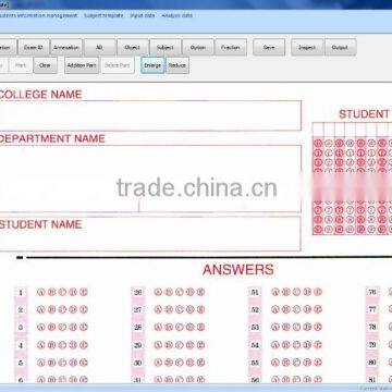 OCR online scoring system