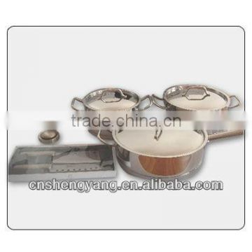 Stainless Steel Cookware/Pot Set /Plates