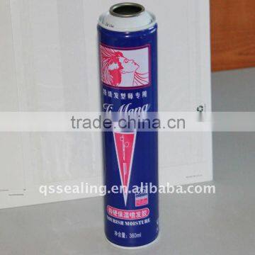 Aerosol Tinplate Can for Hair Spray with Gold Coating