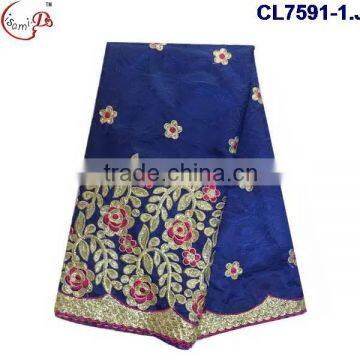 CL7591 Chowleedee new popular ladies george lace with fantastic fabric lace george fabric for women dress cloth