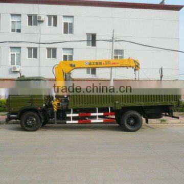 New dongfeng 153 crane truck/truck with crane for sale