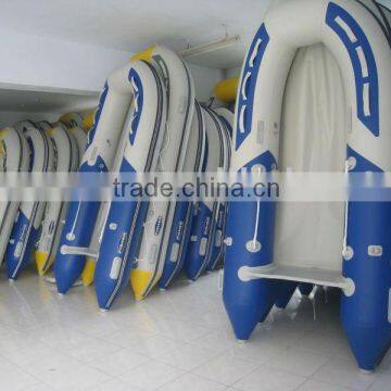 Inflatable boat fishing boat aluminum floor