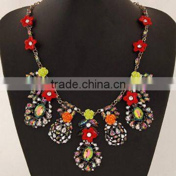 ODM/OEM Jewelry Factory fashion jewelry gemstone necklace, fashion handwork jewelry necklace