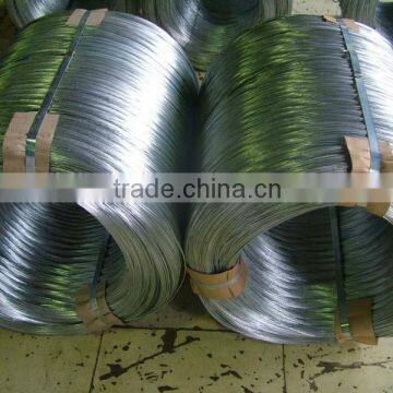 Galvanized steel wire for messengers