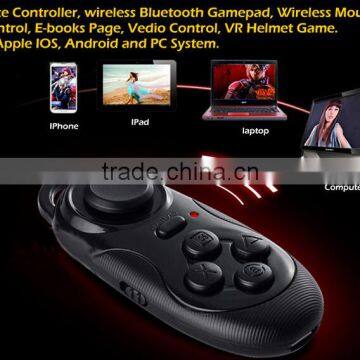 Black Bluetooth Selfie Remote Control Shutter Gamepad Wireless Mouse For IOS Android