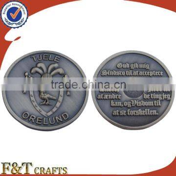 Hot sale personalized 3d souvenir ancient coin