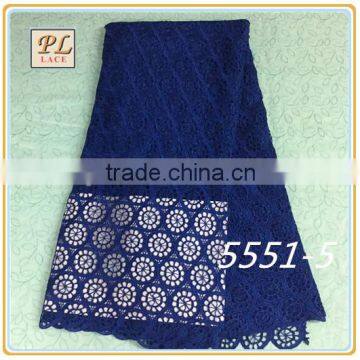 2015 Latest Used Clothing Textile Embroidery Fabric Guipure Lace photo-3