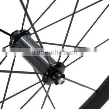 Hot Sale!38mm Tubuless u Shape Carbon Wheels With Carbon Body Hubs, 700C Road Carbon Wheels 25mm Wide photo-2