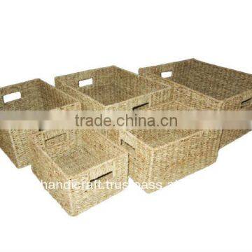 2015 New Product Seagrass Basket for Home Decoration and Furniture