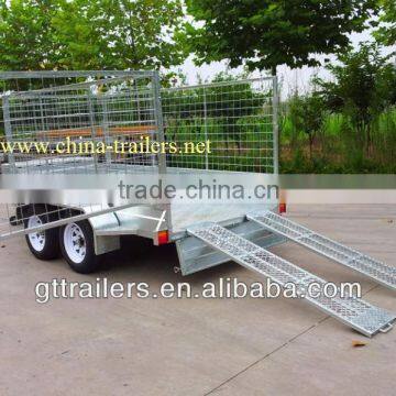 box trailer galvanized with mesh cage and galvanized camping box trailer TR0307B