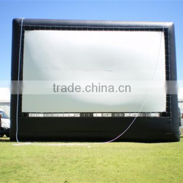 outdoor rear projection inflatable movie screen