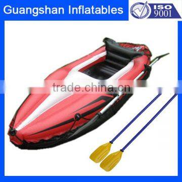 single inflatable dinghy kayak boat