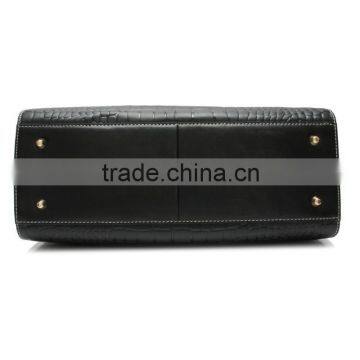 N2272-A5162 New Arrival Black Crocodile Pattern Leather Satchel Handbag Ladies Fashion Designer Bags photo-4