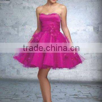 New Arrived Ball Gown Tea-Lenght Sweetheart Neck Evening Dress & Short Dress DEP-028