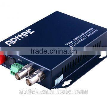 2-channel Single Mode BIDI Video Converter Bnc to Fiber Video Converter Price photo-3