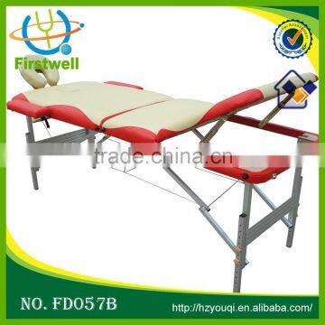 lovely color portable alu massage table style spa furniture