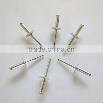 Large head zinc plating pop rivet