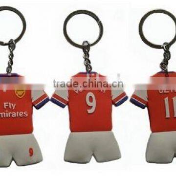 Personalized Cheap Custom Design Rubber Keychain, 2d Custom Shaped Soft Pvc Keychain