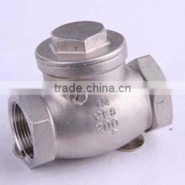 stainless steel Female Threaded Swing Check Valve