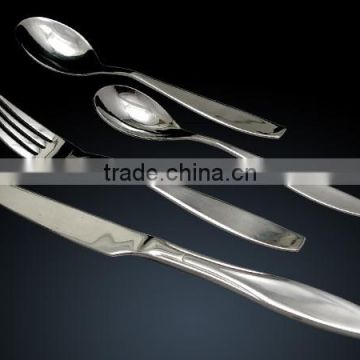 factory direct Qana stainless steel cutlery set with mirror polish for Eruope market