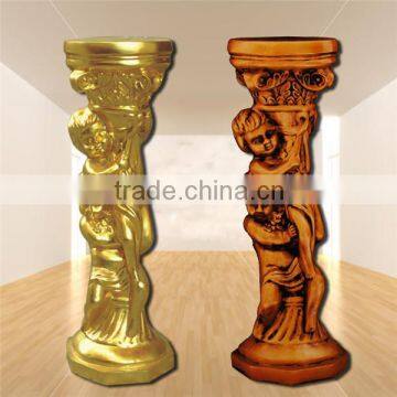 Frp Decoration Roman Column/pillar PU Roman Column lighted wedding columns