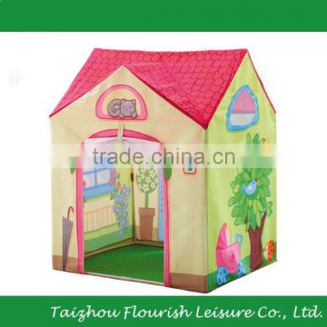 Children Outdoor Garden Play Cartoon Flowers Little House