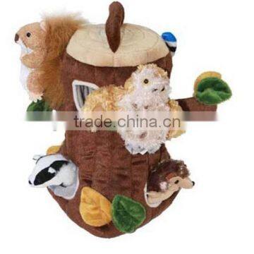 Finger Puppet Tree House/ Animal Tree House Finger Puppet Set photo-2