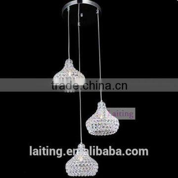 3 lamps small crystal pendant lamps for home decor