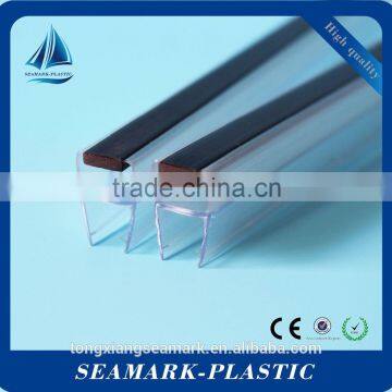 2016 customized pvc rubber shower door magnetic strip waterproof