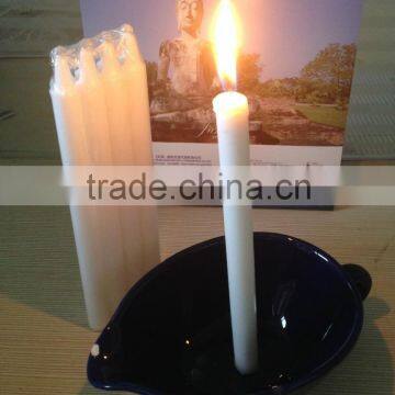 High quality white household plain candle made in China