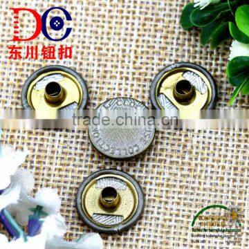 15MM Casual Fastener Twill Design Press Metal Snap Button for Casual Clothing photo-3