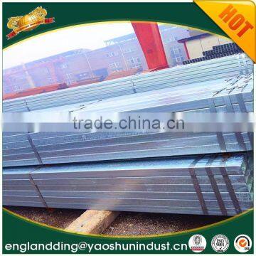 good quality galvanized square tubes in Tianjin